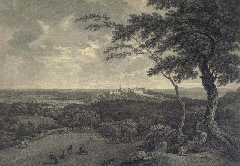 unknow artist South View of Windsor,taken from the Great Park